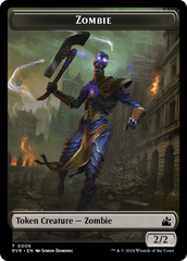 Bird // Zombie Double-Sided Token [Ravnica Remastered Tokens] | GrognardGamesBatavia