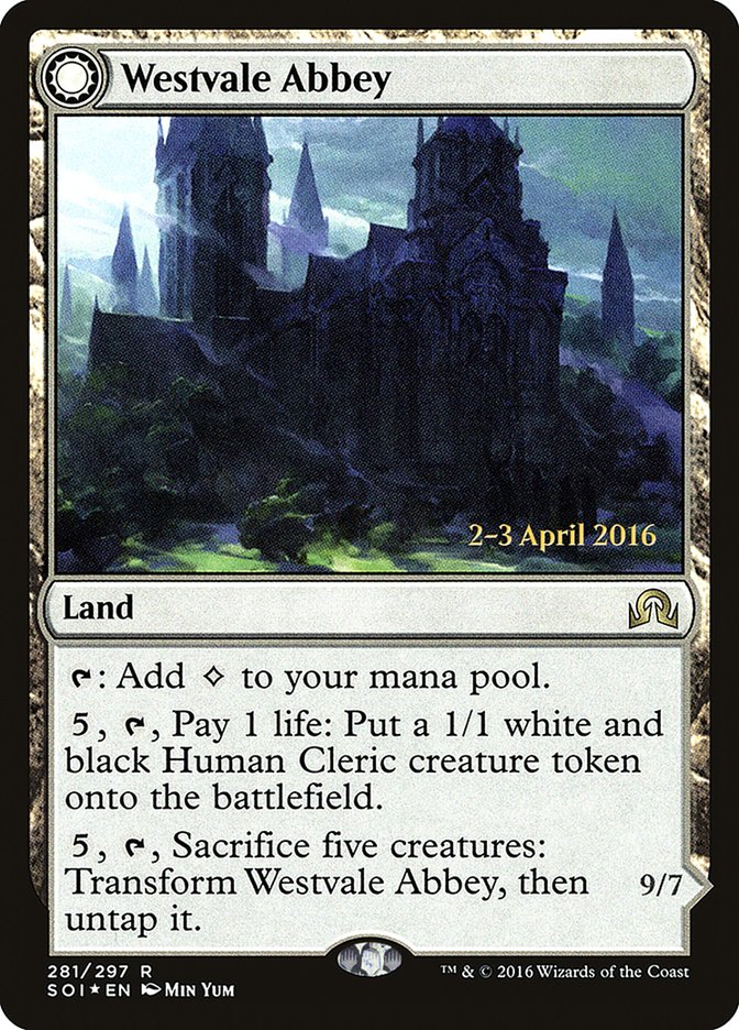 Westvale Abbey // Ormendahl, Profane Prince [Shadows over Innistrad Prerelease Promos] | GrognardGamesBatavia