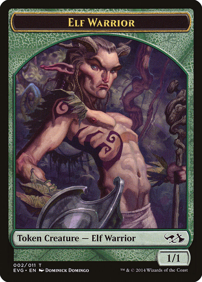 Elf Warrior Token (Elves vs. Goblins) [Duel Decks Anthology Tokens] | GrognardGamesBatavia