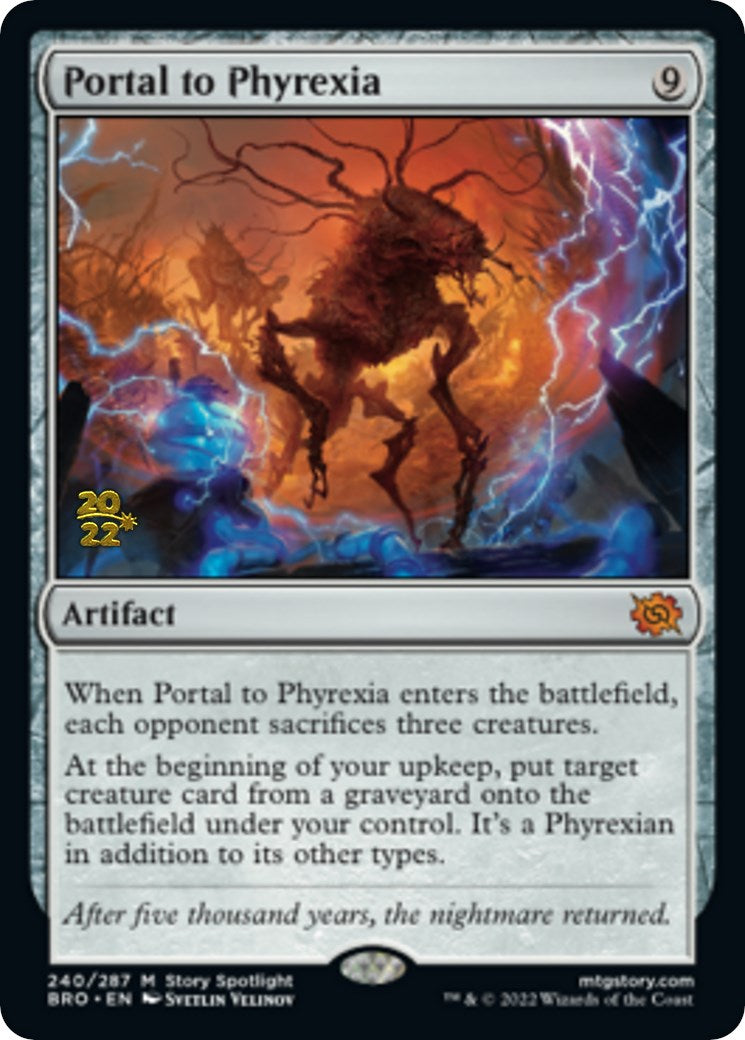 Portal to Phyrexia [The Brothers' War Prerelease Promos] | GrognardGamesBatavia