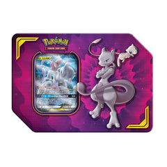 Sun & Moon: Unified Minds - Power Partnership Tin (Mewtwo & Mew GX) | GrognardGamesBatavia