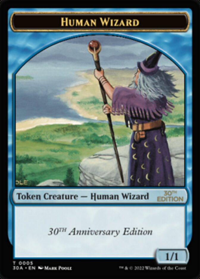 Human Wizard Token [30th Anniversary Tokens] | GrognardGamesBatavia