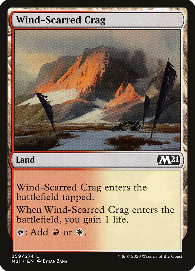 Wind-Scarred Crag [Core Set 2021] | GrognardGamesBatavia