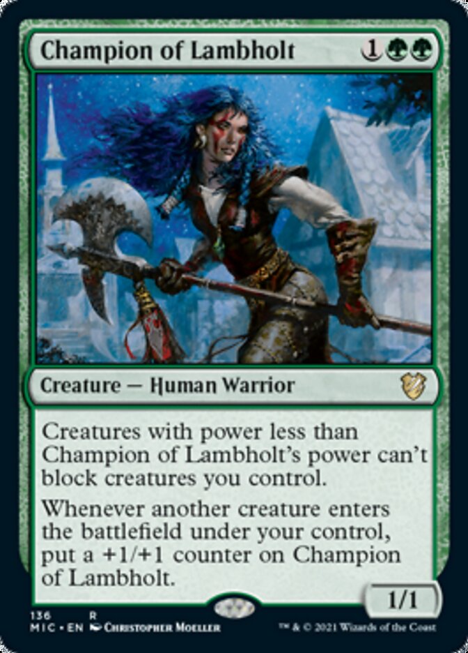 Champion of Lambholt [Innistrad: Midnight Hunt Commander] | GrognardGamesBatavia