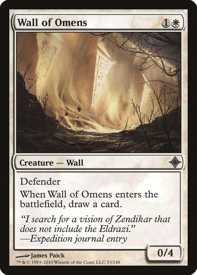 Wall of Omens [Rise of the Eldrazi] | GrognardGamesBatavia