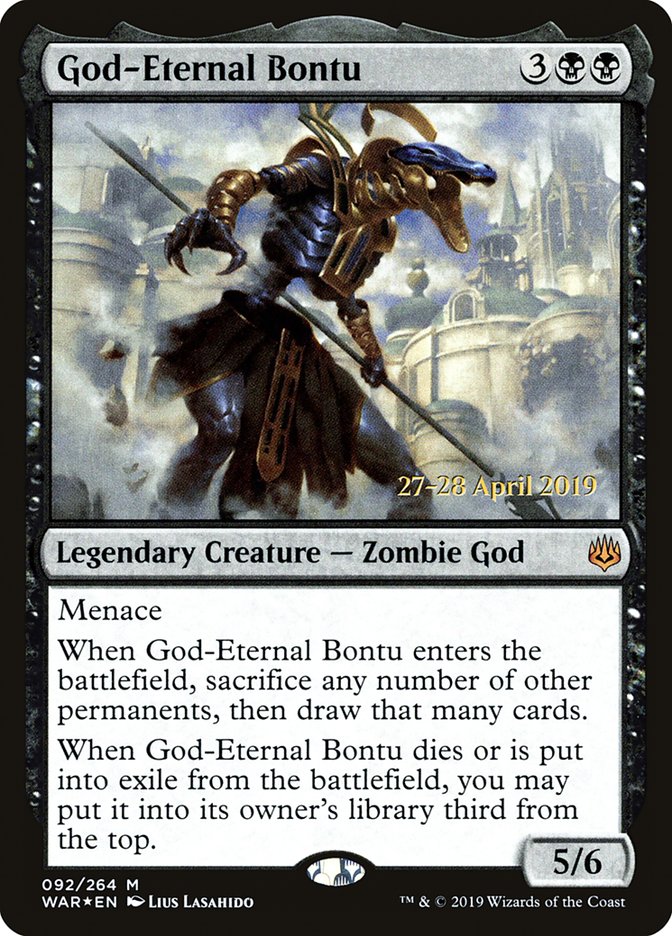 God-Eternal Bontu [War of the Spark Prerelease Promos] | GrognardGamesBatavia