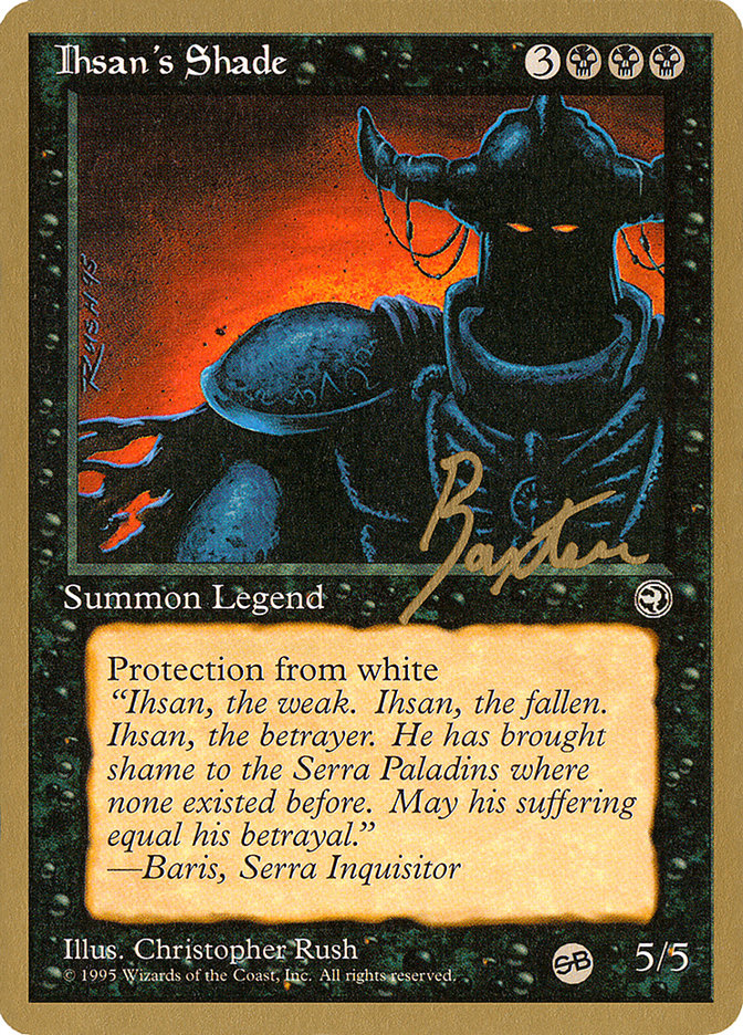 Ihsan's Shade (George Baxter) (SB) [Pro Tour Collector Set] | GrognardGamesBatavia