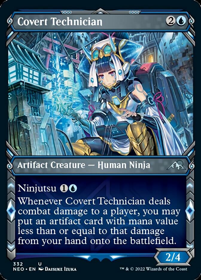 Covert Technician (Showcase Ninja) [Kamigawa: Neon Dynasty] | GrognardGamesBatavia