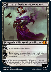 Liliana, Heretical Healer // Liliana, Defiant Necromancer [Commander Collection: Black] | GrognardGamesBatavia