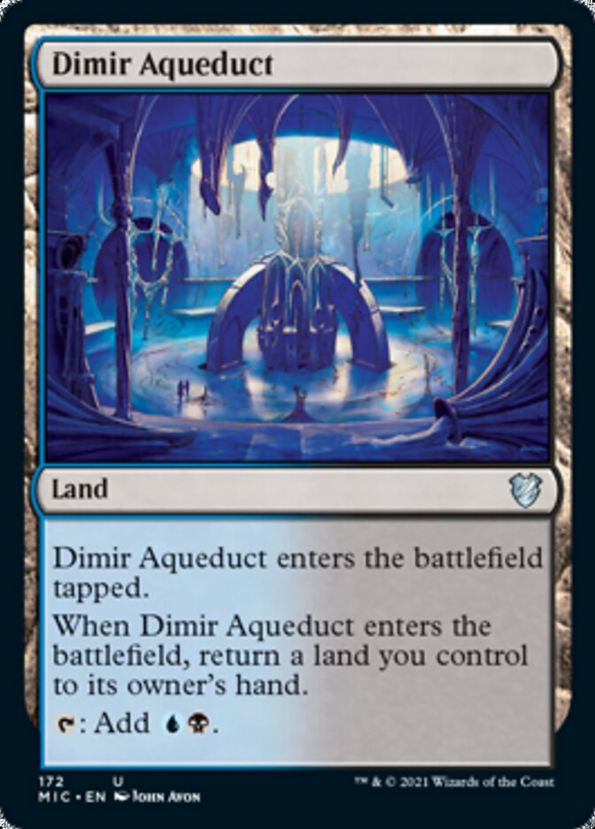 Dimir Aqueduct [Innistrad: Midnight Hunt Commander] | GrognardGamesBatavia