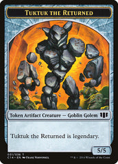 Daretti, Scrap Savant Emblem // Tuktuk the Returned Double-Sided Token [Commander 2014 Tokens] | GrognardGamesBatavia