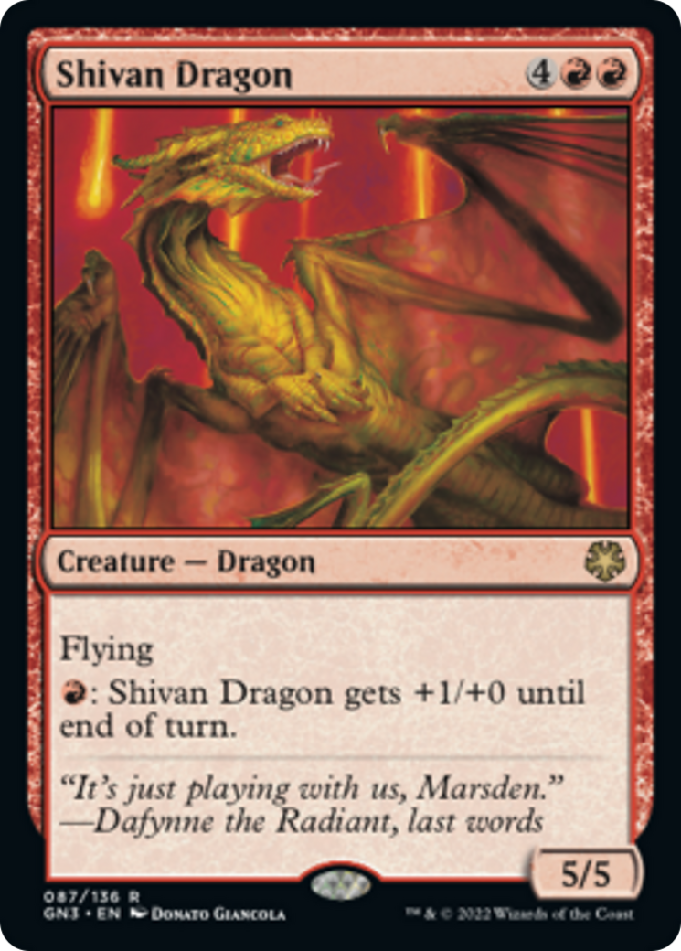 Shivan Dragon [Game Night: Free-for-All] | GrognardGamesBatavia