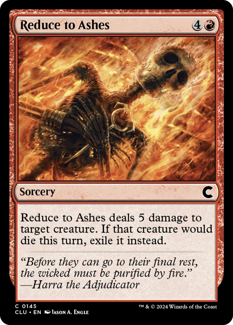 Reduce to Ashes [Ravnica: Clue Edition] | GrognardGamesBatavia