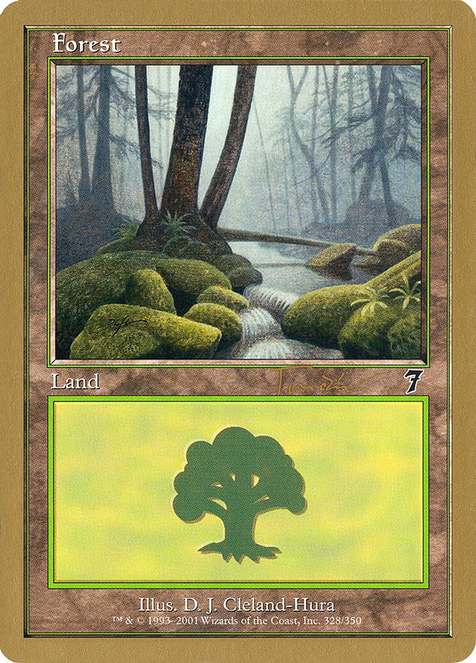 Forest (jt328) (Jan Tomcani) [World Championship Decks 2001] | GrognardGamesBatavia