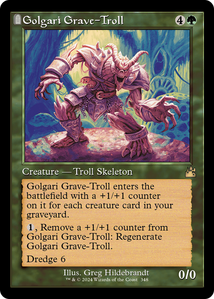 Golgari Grave-Troll (Retro Frame) [Ravnica Remastered] | GrognardGamesBatavia