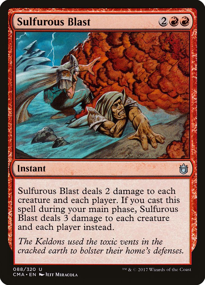 Sulfurous Blast [Commander Anthology] | GrognardGamesBatavia