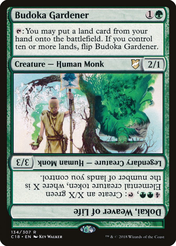 Budoka Gardener // Dokai, Weaver of Life [Commander 2018] | GrognardGamesBatavia