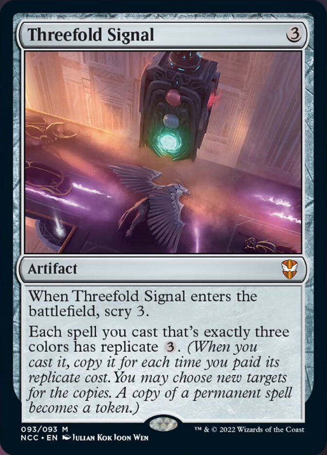 Threefold Signal [Streets of New Capenna Commander] | GrognardGamesBatavia