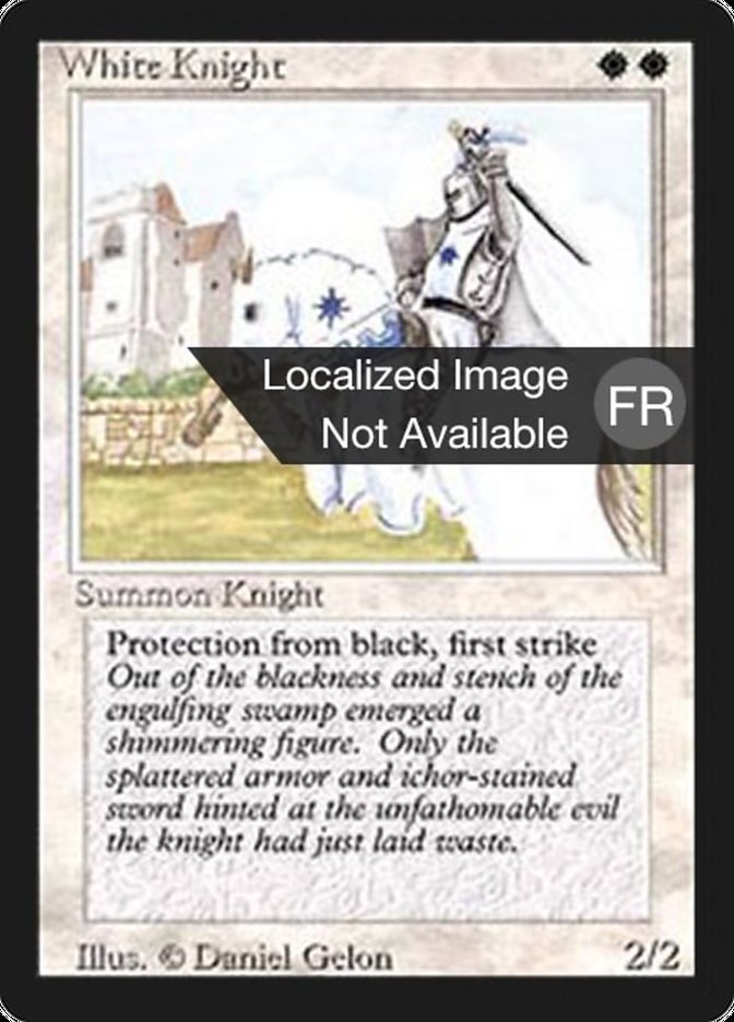 White Knight [Foreign Black Border] | GrognardGamesBatavia