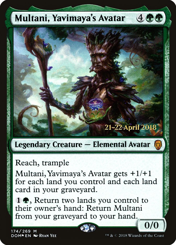 Multani, Yavimaya's Avatar [Dominaria Prerelease Promos] | GrognardGamesBatavia