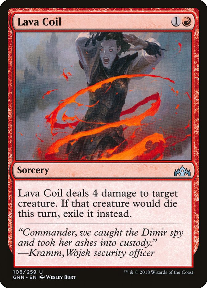 Lava Coil [Guilds of Ravnica] | GrognardGamesBatavia