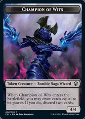 Eldrazi // Champion of Wits Double-Sided Token [Commander 2021 Tokens] | GrognardGamesBatavia