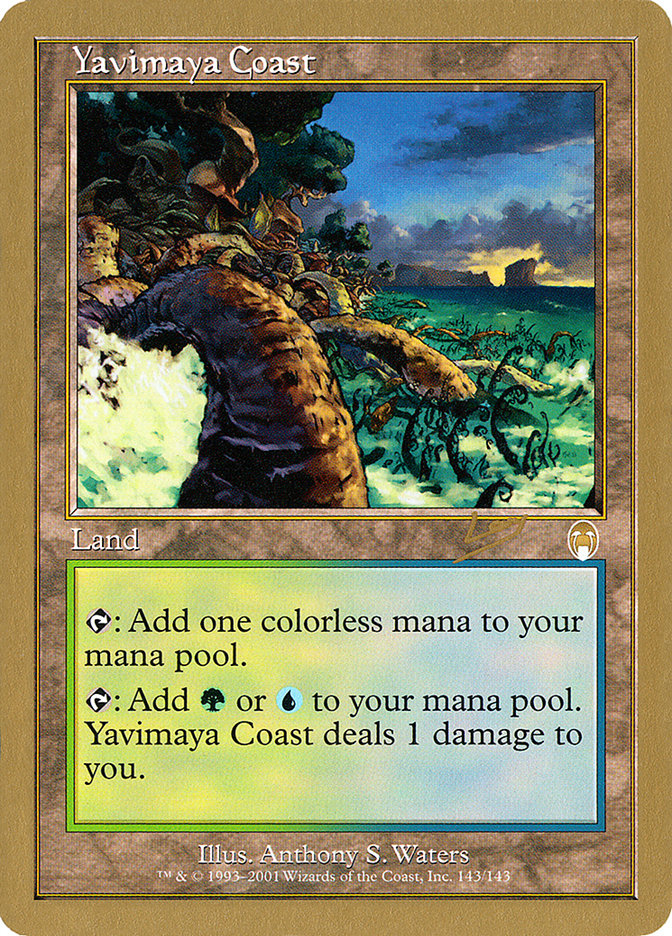 Yavimaya Coast (Raphael Levy) [World Championship Decks 2002] | GrognardGamesBatavia