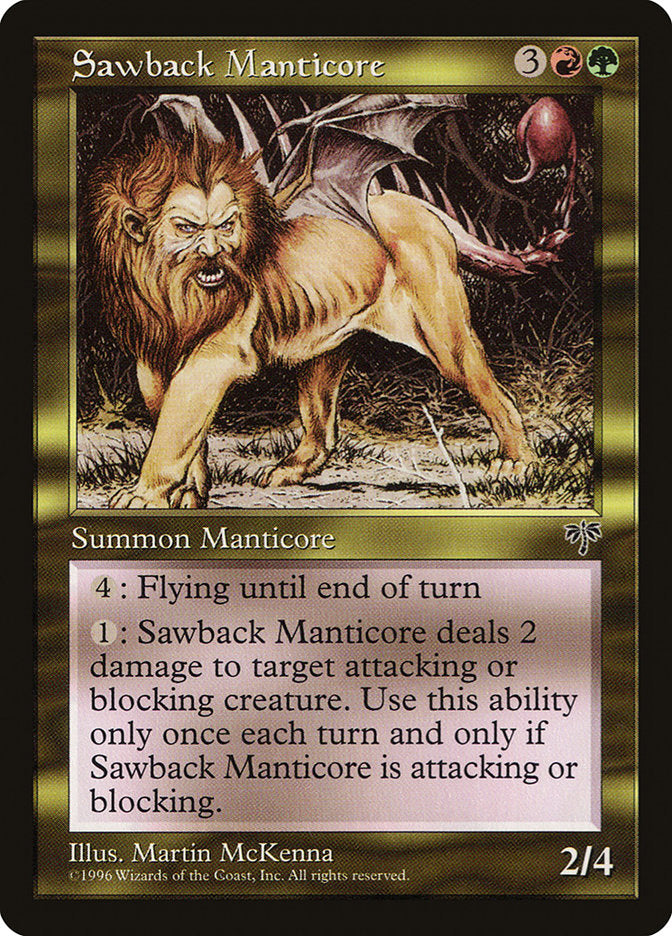 Sawback Manticore [Mirage] | GrognardGamesBatavia