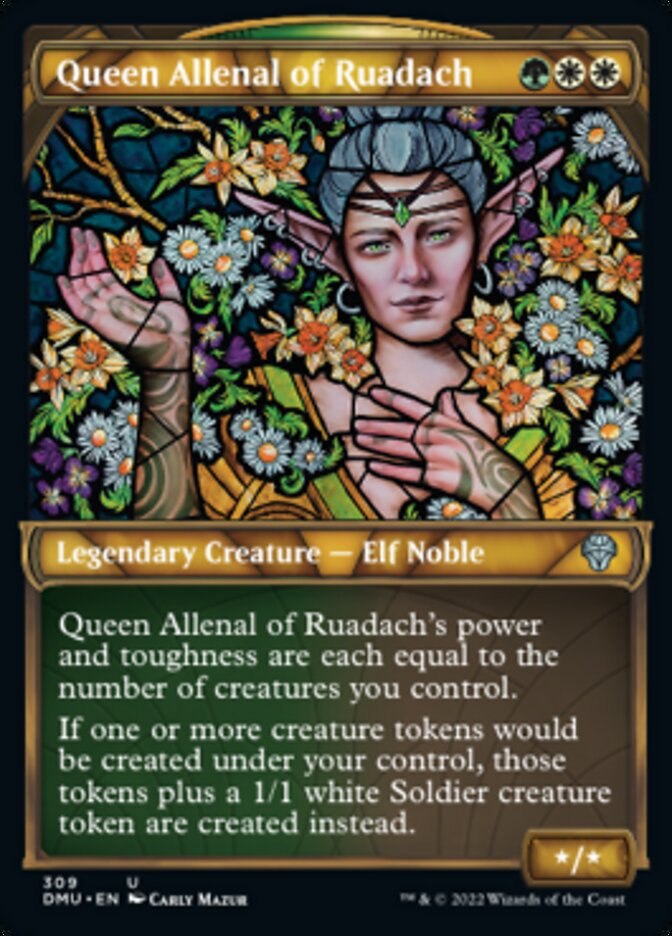 Queen Allenal of Ruadach (Showcase) [Dominaria United] | GrognardGamesBatavia