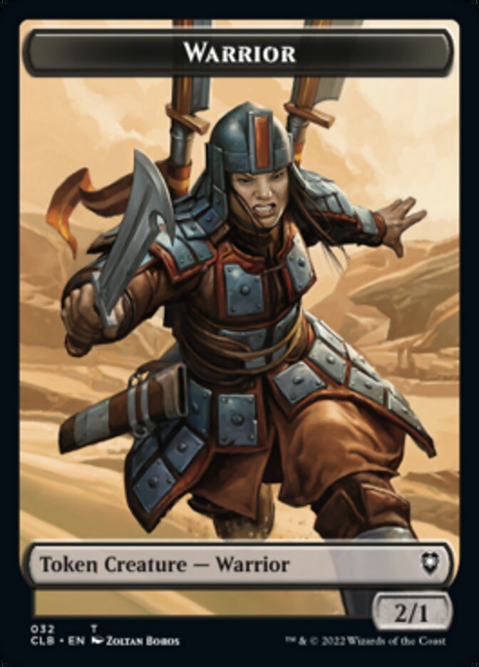 Warrior // Inkling Double-Sided Token [Commander Legends: Battle for Baldur's Gate Tokens] | GrognardGamesBatavia