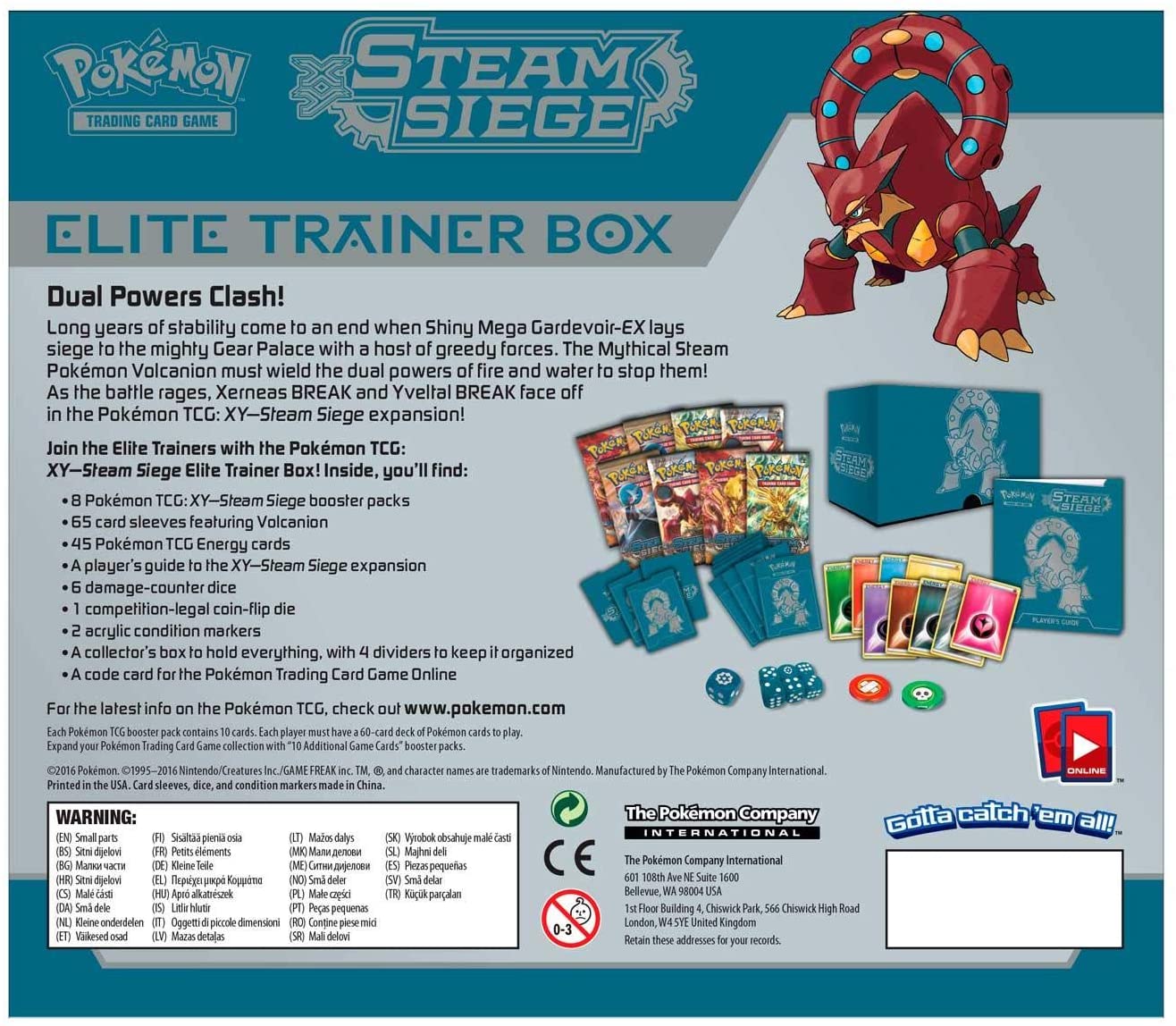 XY: Steam Siege - Elite Trainer Box | GrognardGamesBatavia