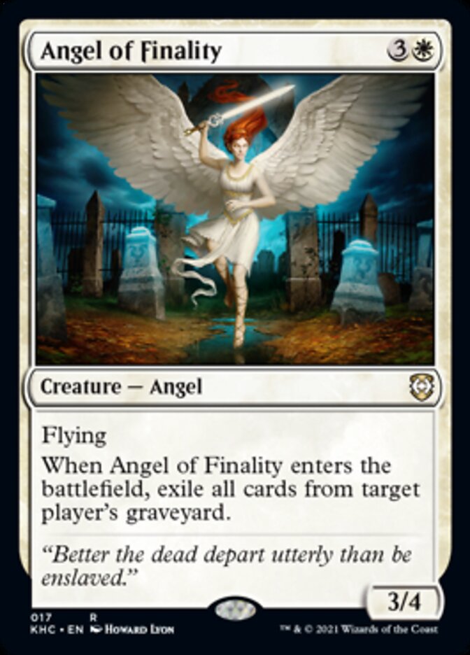 Angel of Finality [Kaldheim Commander] | GrognardGamesBatavia