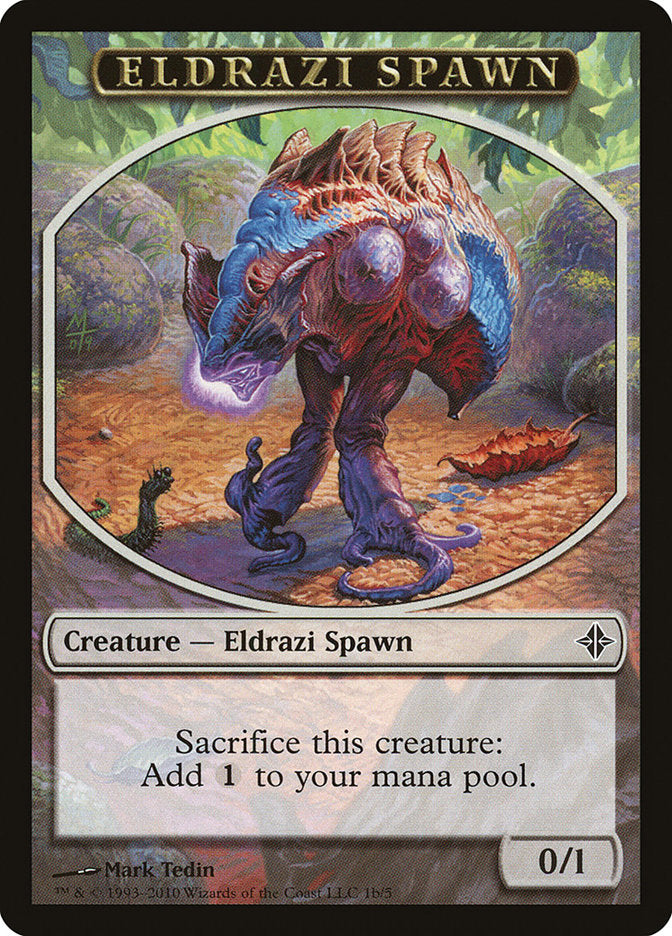 Eldrazi Spawn Token (1b/5) [Rise of the Eldrazi Tokens] | GrognardGamesBatavia