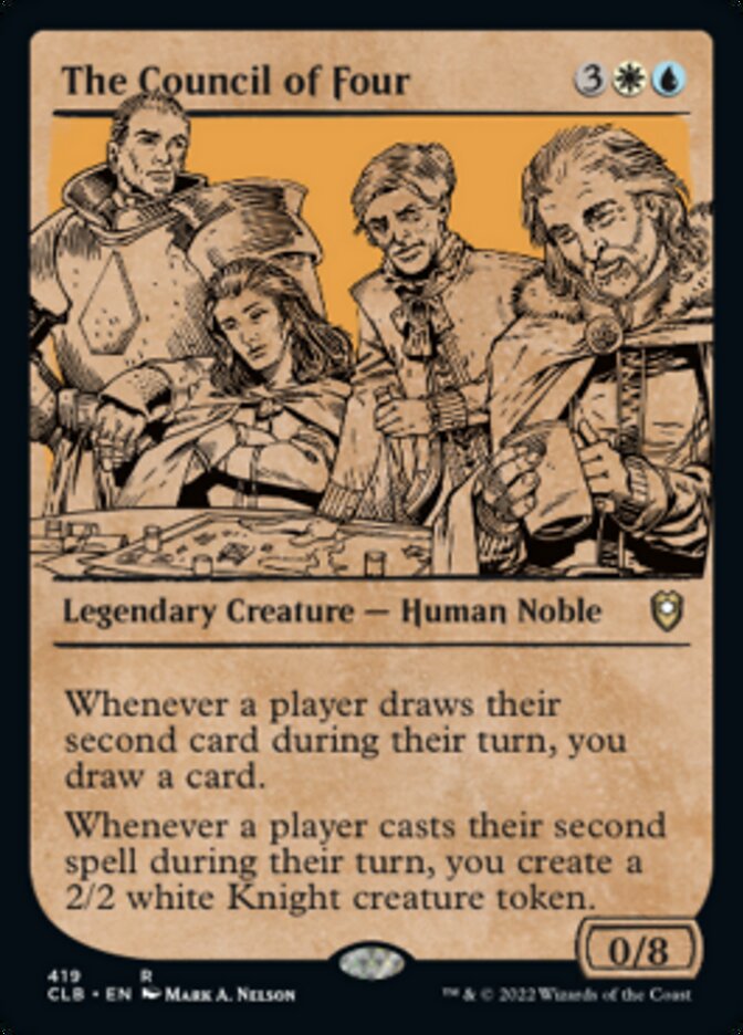 The Council of Four (Showcase) [Commander Legends: Battle for Baldur's Gate] | GrognardGamesBatavia