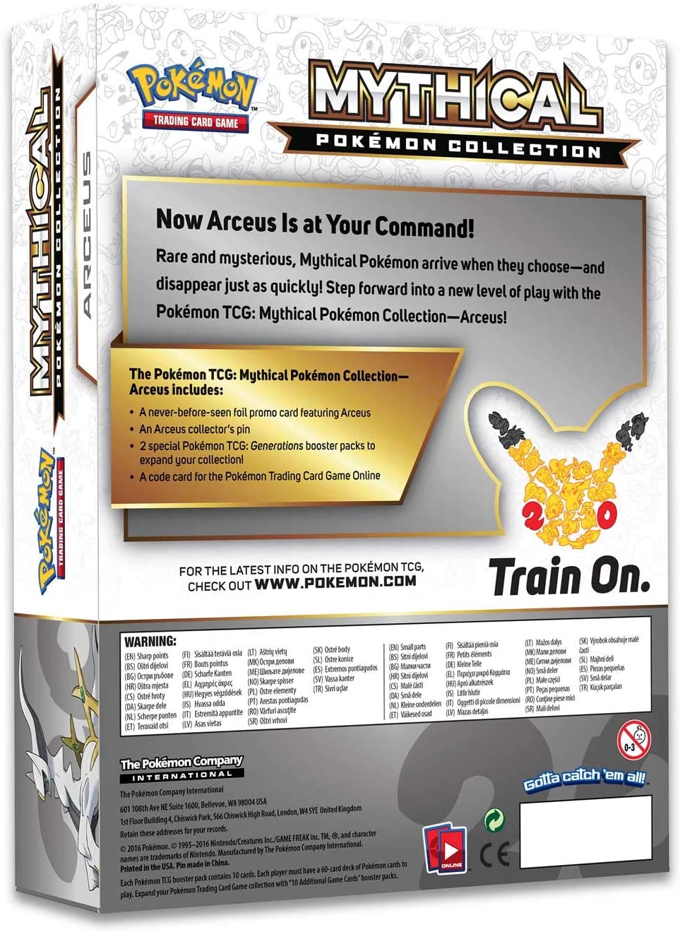 Generations - Mythical Pokemon Collection Case (Arceus) | GrognardGamesBatavia