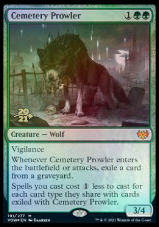 Cemetery Prowler [Innistrad: Crimson Vow Prerelease Promos] | GrognardGamesBatavia