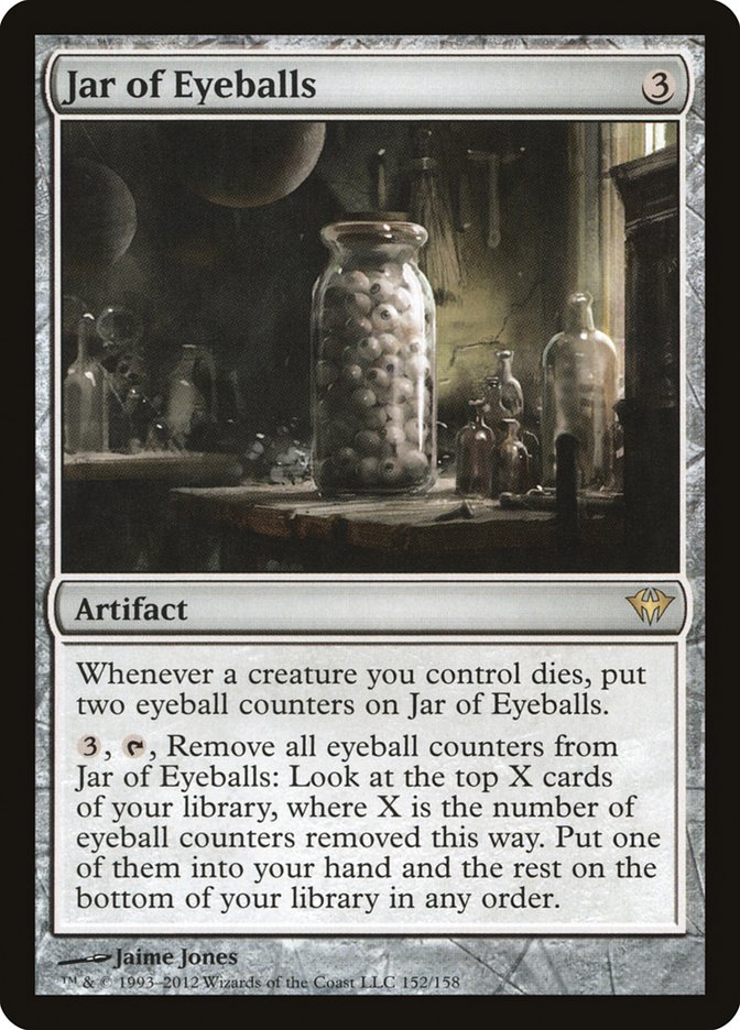 Jar of Eyeballs [Dark Ascension] | GrognardGamesBatavia