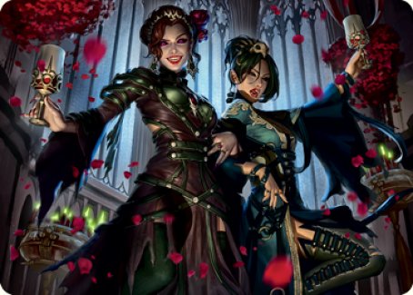 Falkenrath Celebrants 2 Art Card [Innistrad: Crimson Vow Art Series] | GrognardGamesBatavia