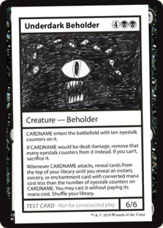 Underdark Beholder (2021 Edition) [Mystery Booster Playtest Cards] | GrognardGamesBatavia