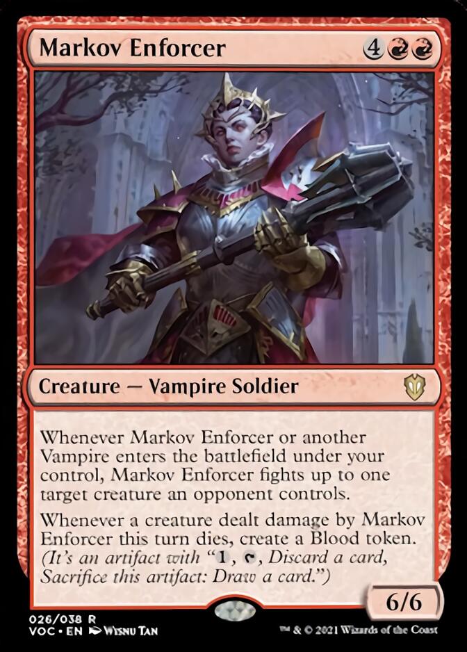 Markov Enforcer [Innistrad: Crimson Vow Commander] | GrognardGamesBatavia