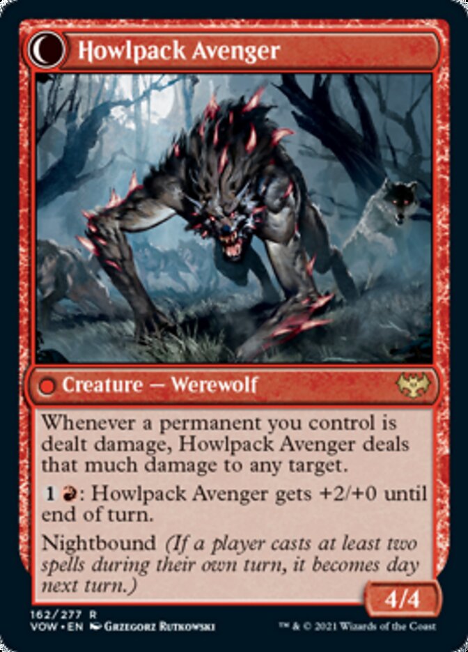 Ill-Tempered Loner // Howlpack Avenger [Innistrad: Crimson Vow] | GrognardGamesBatavia