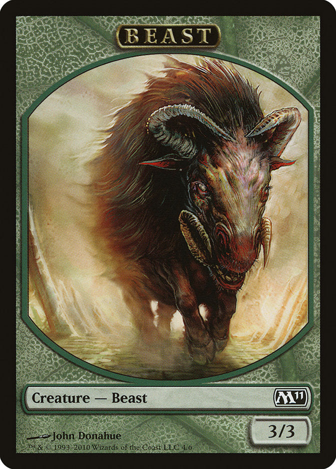 Beast Token [Magic 2011 Tokens] | GrognardGamesBatavia