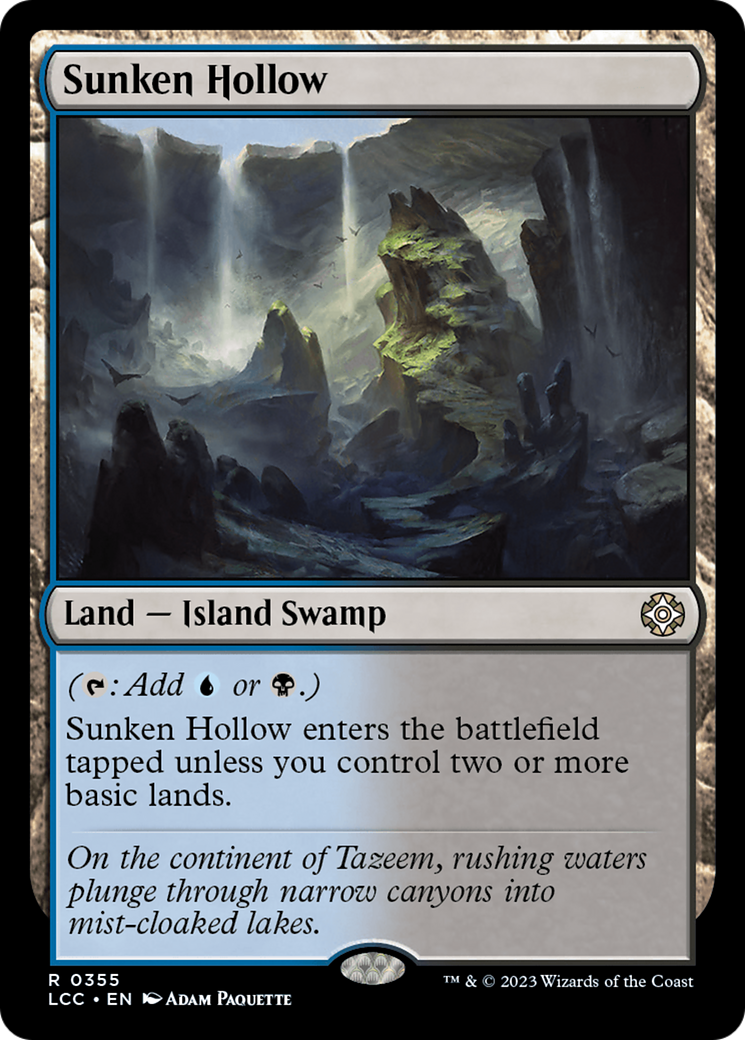 Sunken Hollow [The Lost Caverns of Ixalan Commander] | GrognardGamesBatavia