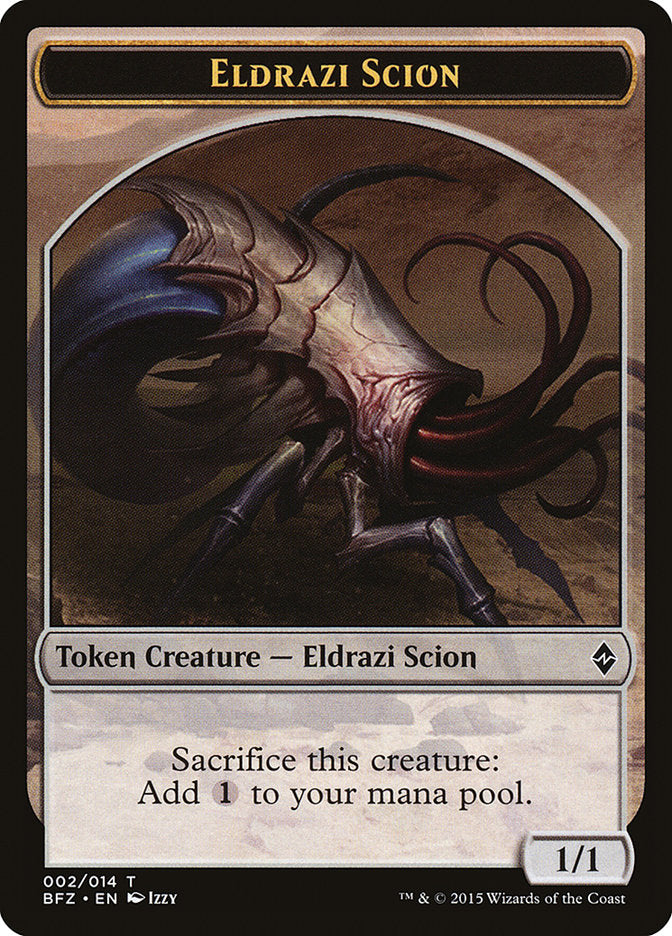 Eldrazi Scion Token (002/014) [Battle for Zendikar Tokens] | GrognardGamesBatavia