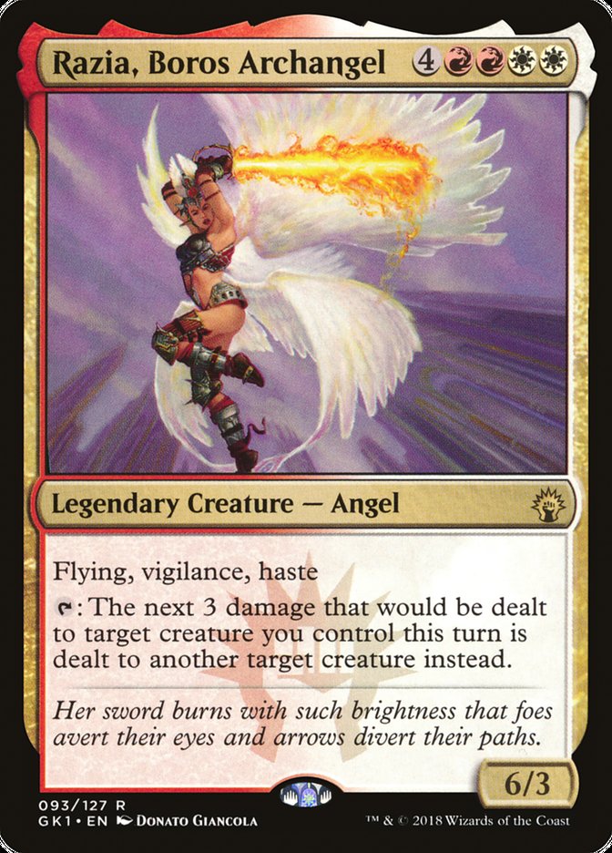 Razia, Boros Archangel [Guilds of Ravnica Guild Kit] | GrognardGamesBatavia