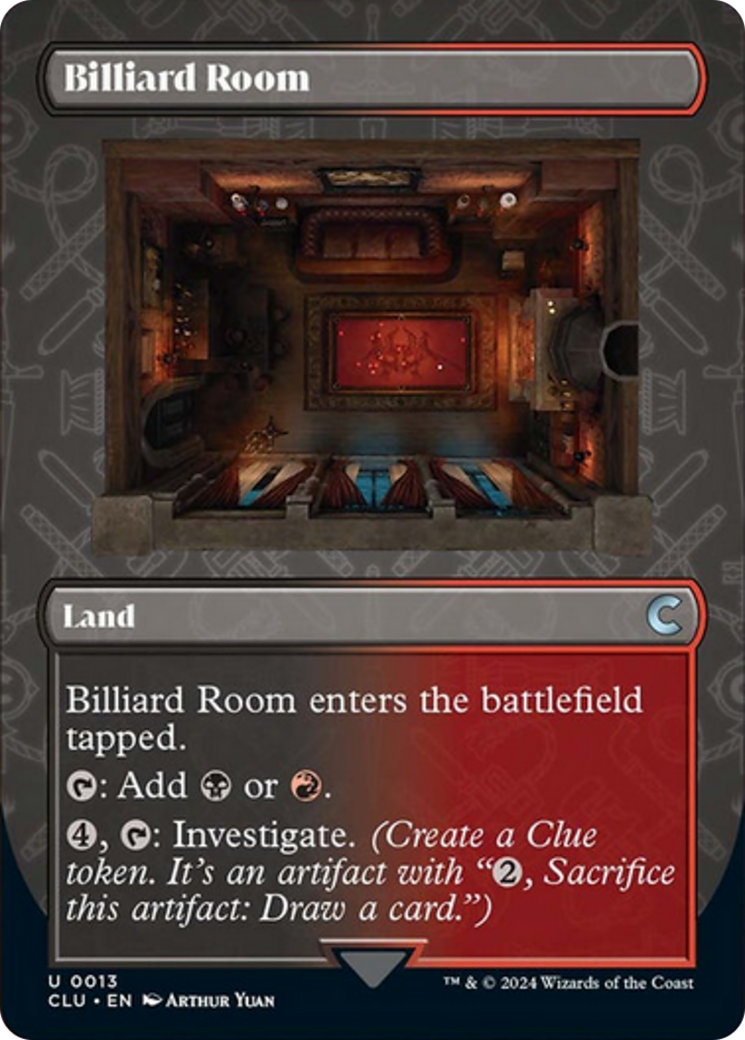 Billiard Room (Borderless) [Ravnica: Clue Edition] | GrognardGamesBatavia