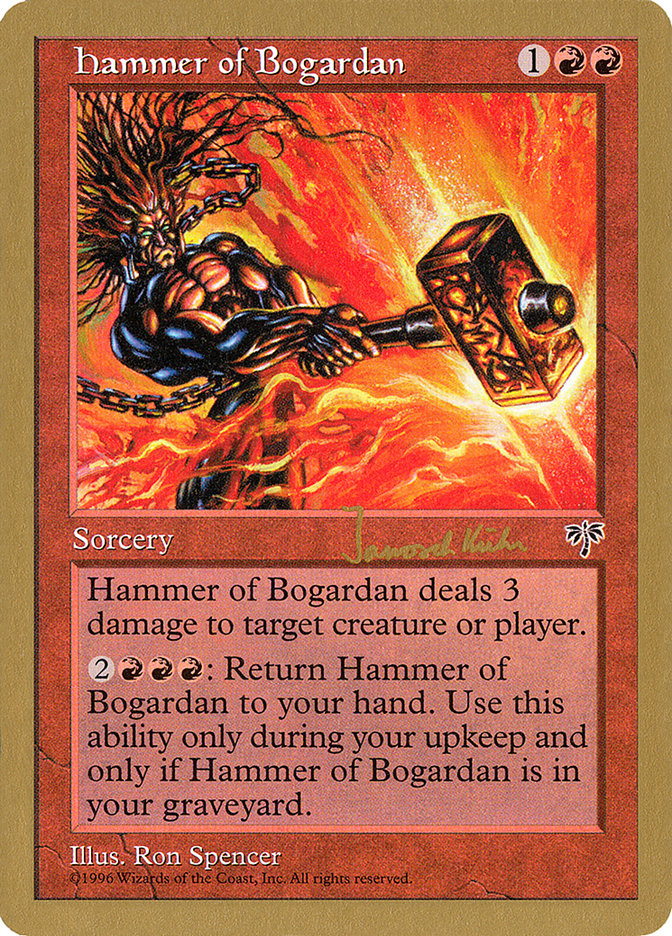 Hammer of Bogardan (Janosch Kuhn) [World Championship Decks 1997] | GrognardGamesBatavia