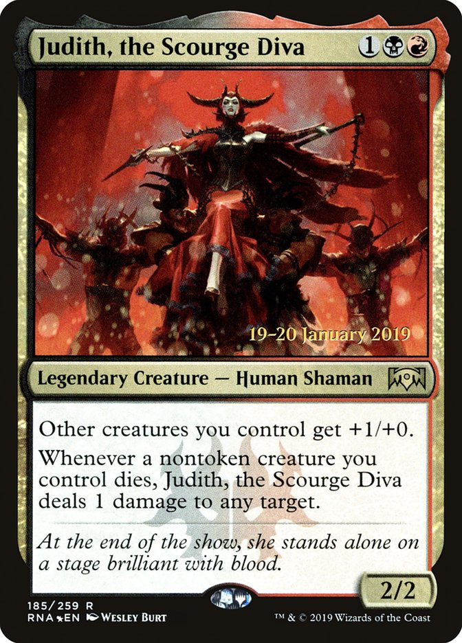 Judith, the Scourge Diva [Ravnica Allegiance Prerelease Promos] | GrognardGamesBatavia