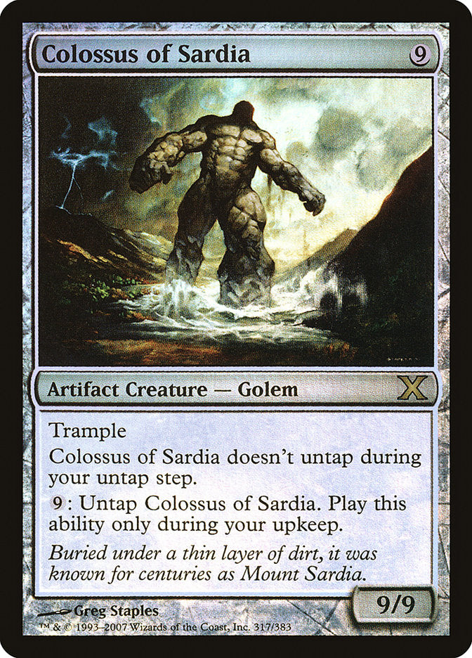 Colossus of Sardia (Premium Foil) [Tenth Edition] | GrognardGamesBatavia