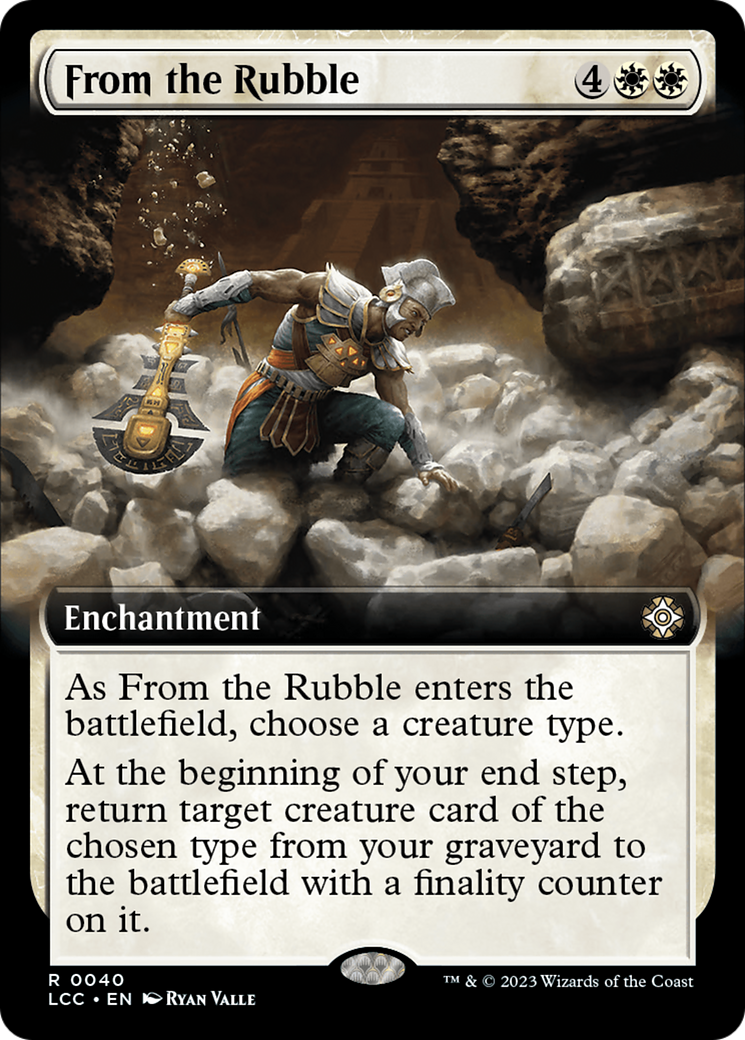 From the Rubble (Extended Art) [The Lost Caverns of Ixalan Commander] | GrognardGamesBatavia